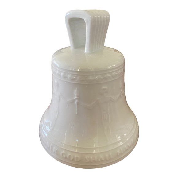 KPM Freiheitsglocke 1950 Freedom Bell White Porcelain Berlin Germany - Picture 11 of 15